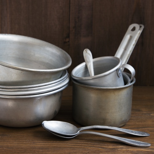 aluminum kitchen utensils